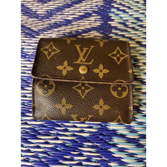 Louis Vuitton Brown Monogram Portefeiulle Elise Trifold Wallet - Limited! - Picture 2 of 7